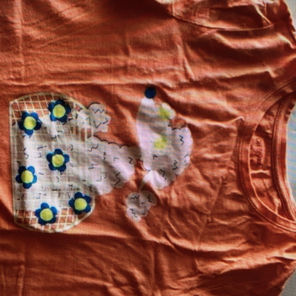 Poodle design in good preowned condition top